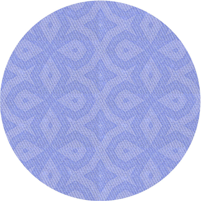 Square Patterned Sky Blue Rug, pat2064blu