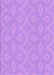 Machine Washable Transitional Violet Purple Rug, wshpat2064pur