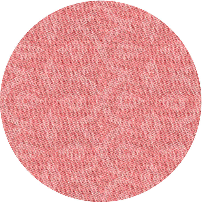Square Machine Washable Transitional Light Coral Pink Rug in a Living Room, wshpat2064rd