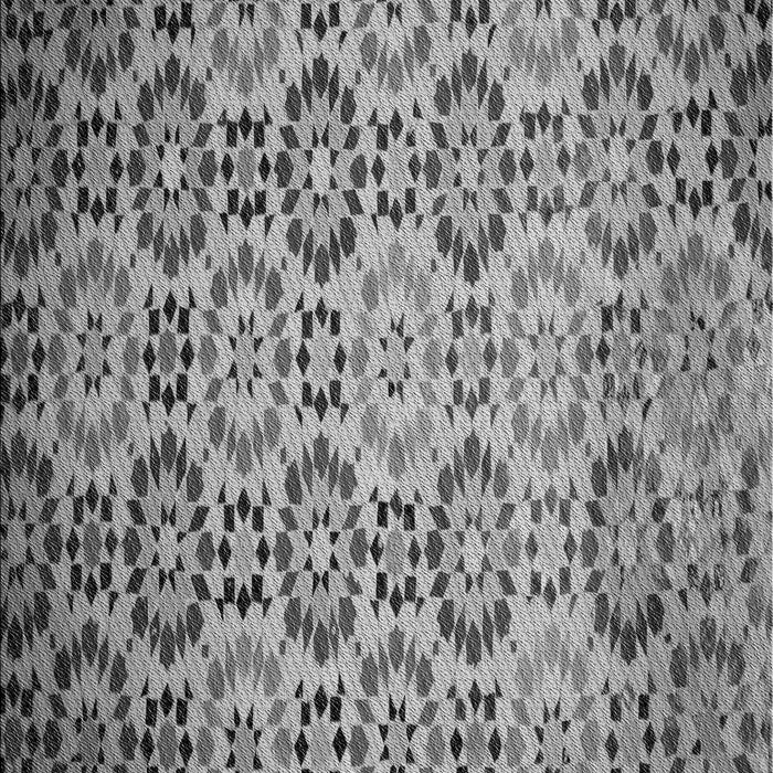 Patterned Dark Gray Rug, pat2065gry