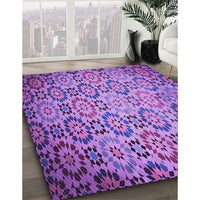 Patterned Purple Rug, pat2065pur