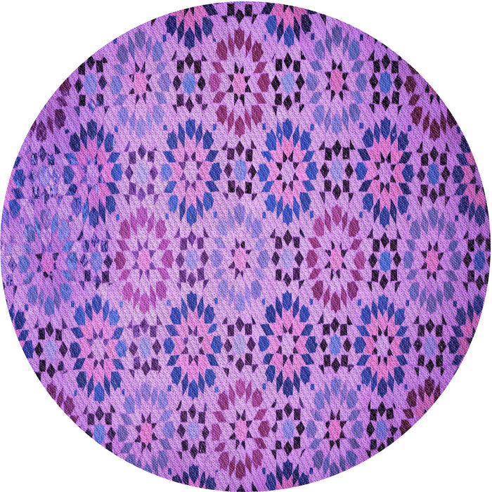 Square Machine Washable Transitional Purple Rug in a Living Room, wshpat2065pur