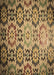 Patterned Golden Gold Rug, pat2066brn