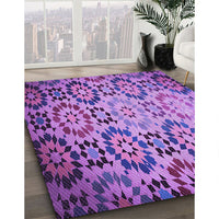 Patterned Purple Rug, pat2066pur