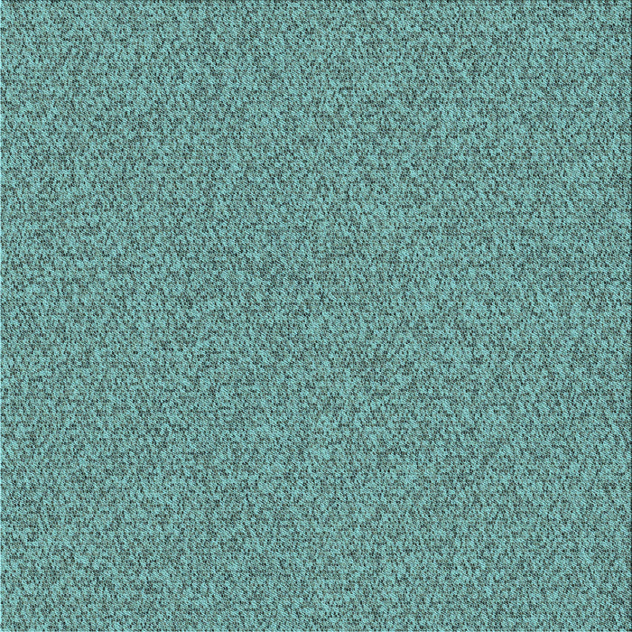 Round Patterned Medium Turquoise Green Rug, pat2067lblu
