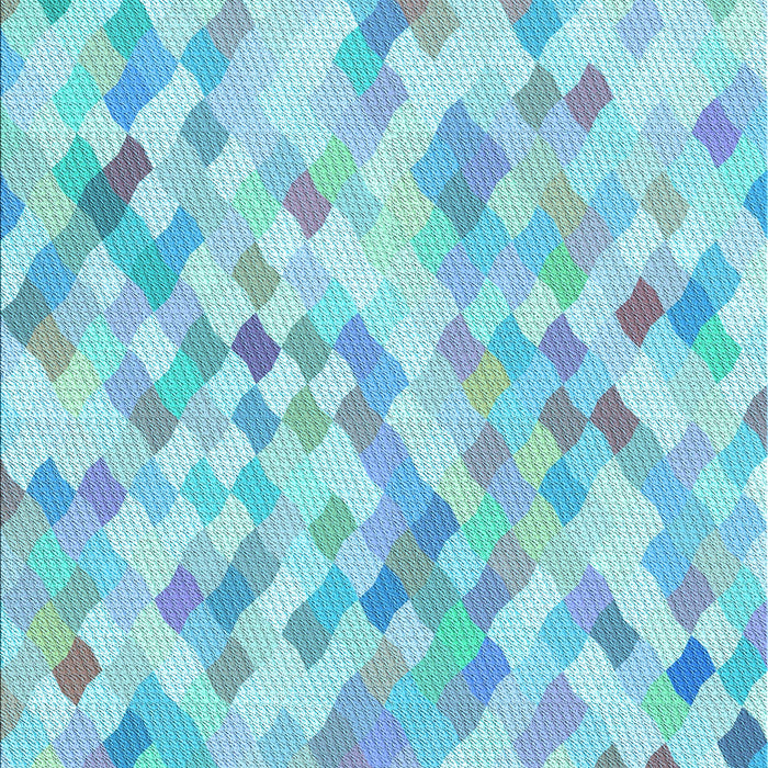 Machine Washable Transitional Blue Turquoise Green Rug, wshpat2068lblu