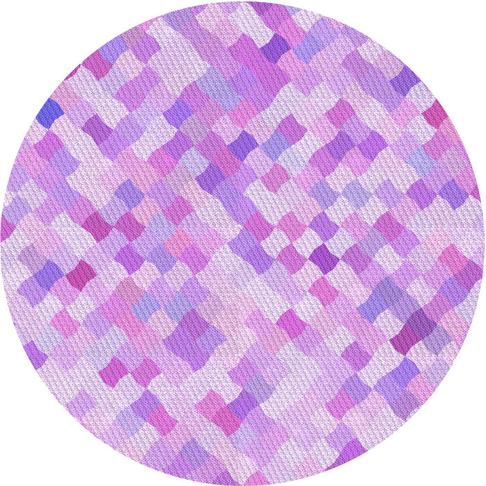 Square Machine Washable Transitional Purple Rug in a Living Room, wshpat2068pur