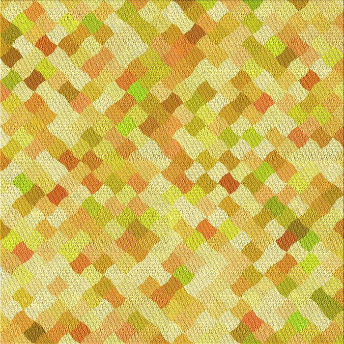 Round Machine Washable Transitional Bold Yellow Rug, wshpat2068yw