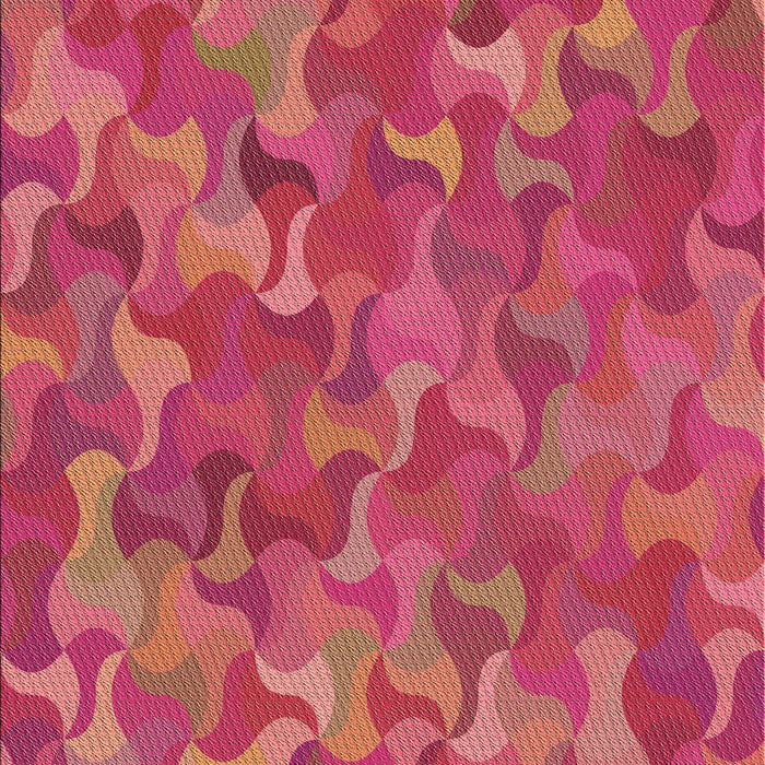 Machine Washable Transitional Red Rug, wshpat2069brn