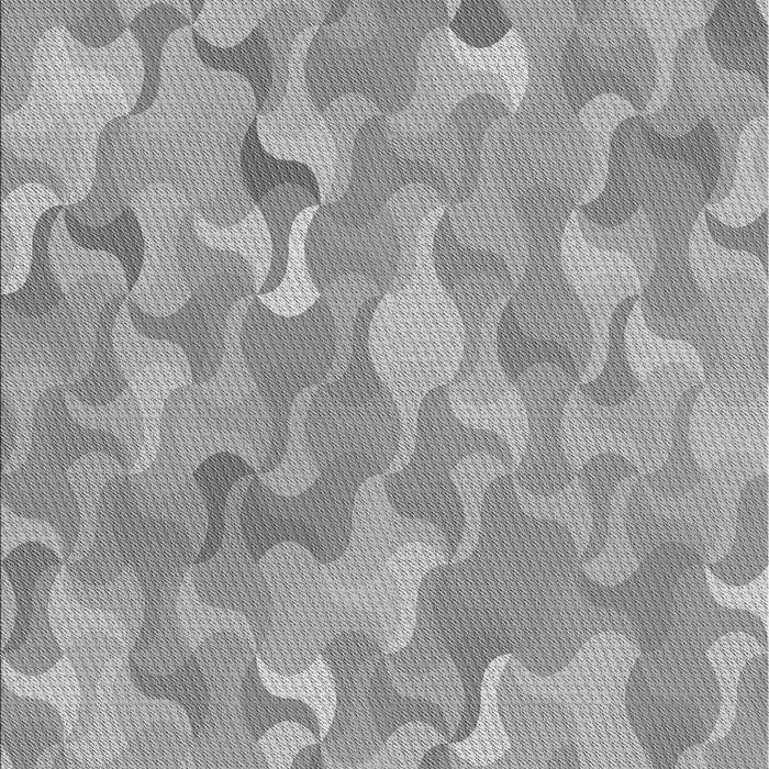 Machine Washable Transitional Cloud Gray Rug, wshpat2069gry