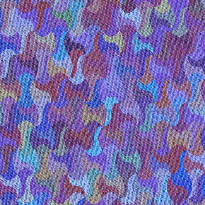 Patterned Blue Rug, pat2069lblu