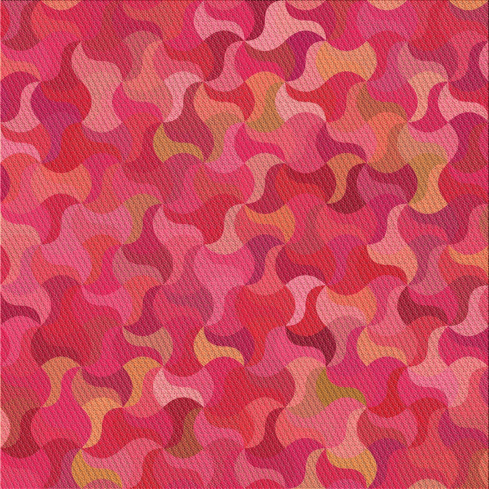 Round Machine Washable Transitional Red Rug, wshpat2069org