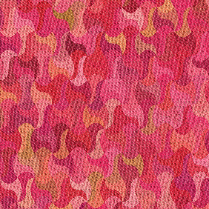 Patterned Red Rug, pat2069org