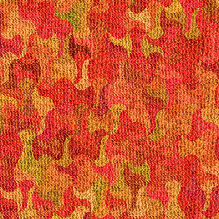 Machine Washable Transitional Neon Orange Rug, wshpat2069yw