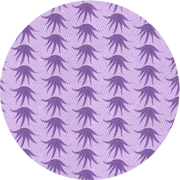 Square Machine Washable Transitional Purple Rug in a Living Room, wshpat207pur