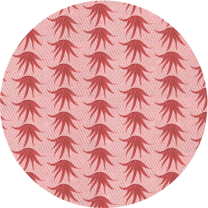 Square Patterned Baby Pink Rug, pat207rd