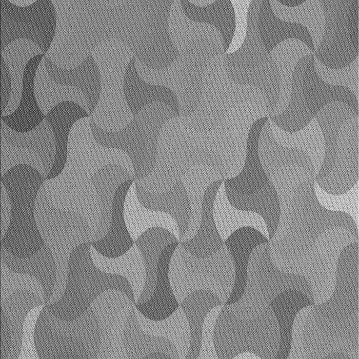 Patterned Smokey Gray Rug, pat2070gry