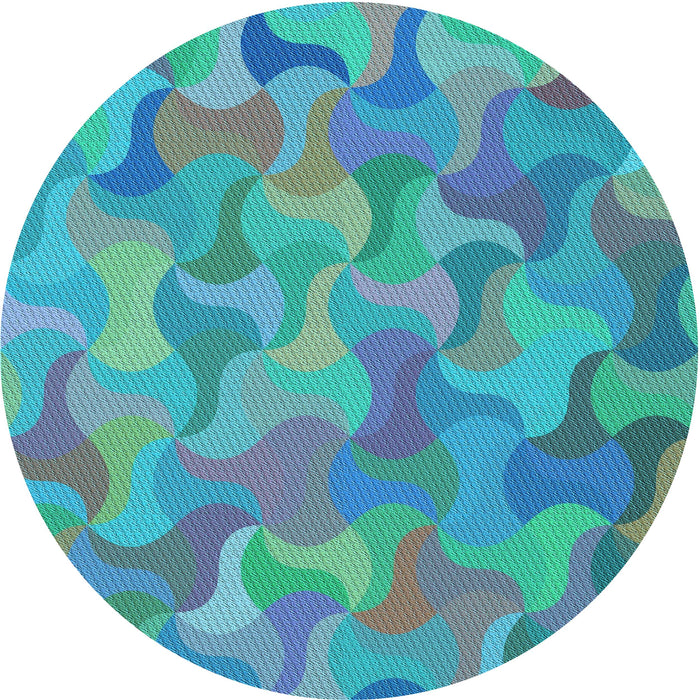 Square Machine Washable Transitional Glacial Blue Ice Blue Rug in a Living Room, wshpat2070lblu