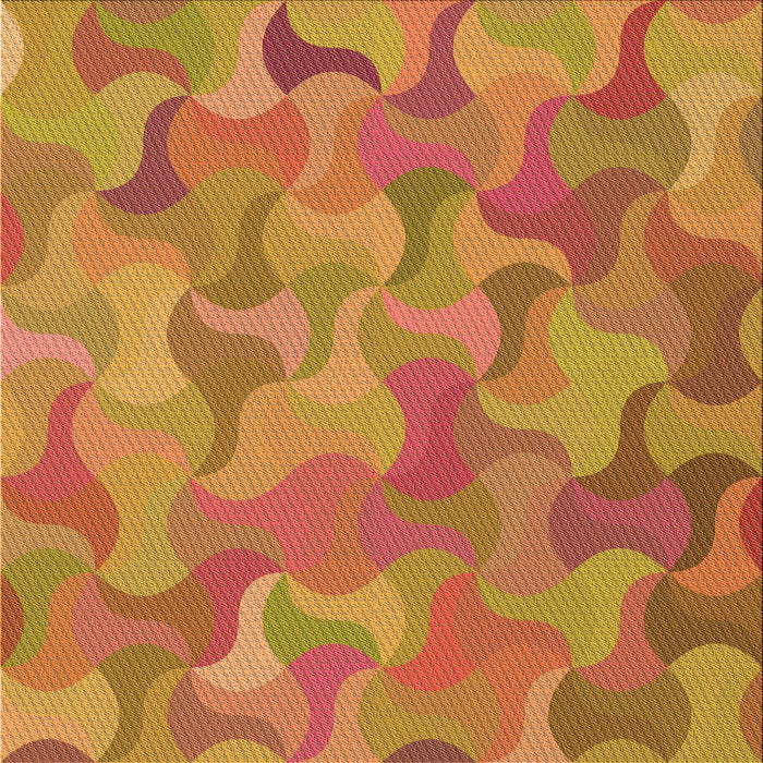 Round Machine Washable Transitional Red Rug, wshpat2070org