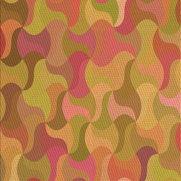 Patterned Red Rug, pat2070org