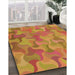 Machine Washable Transitional Red Rug in a Family Room, wshpat2070org