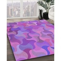 Patterned Purple Rug, pat2070pur