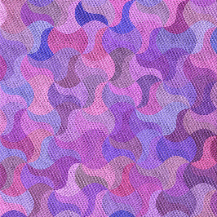 Round Patterned Purple Rug, pat2070pur