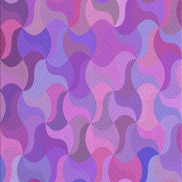 Machine Washable Transitional Purple Rug, wshpat2070pur