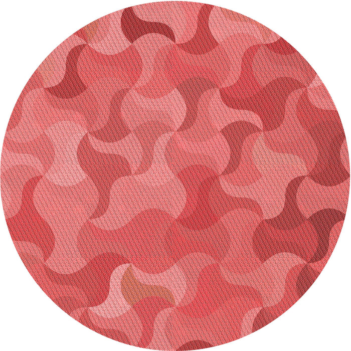 Square Machine Washable Transitional Red Rug in a Living Room, wshpat2070rd