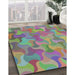Machine Washable Transitional Purple Rug in a Family Room, wshpat2070