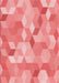 Patterned Light Salmon Pink Rug, pat2071rd