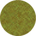Square Patterned Pistachio Green Rug, pat2072grn