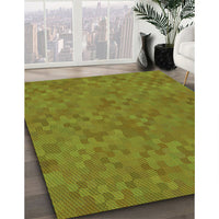 Patterned Pistachio Green Rug, pat2072grn