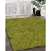 Patterned Pistachio Green Rug in Family Room, pat2072grn