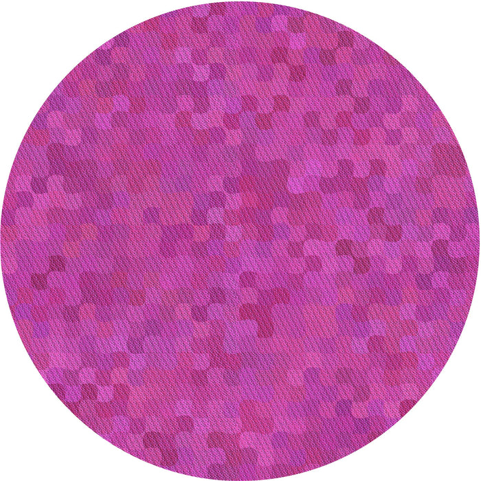 Square Patterned Fuchsia Magenta Purple Rug, pat2072pur
