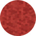 Square Patterned Red Rug, pat2073org
