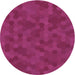 Square Machine Washable Transitional Deep Pink Rug in a Living Room, wshpat2073pur