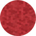 Square Patterned Red Rug, pat2073rd