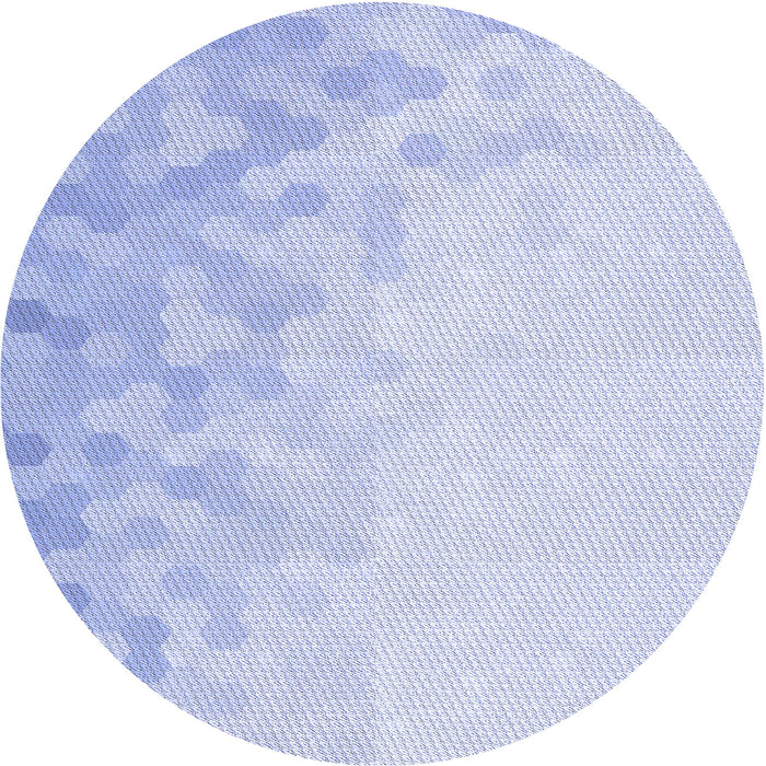Square Patterned Blue Rug, pat2074blu