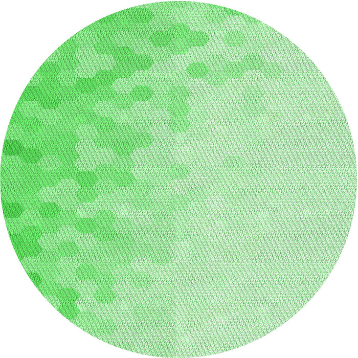 Square Patterned Green Rug, pat2074grn