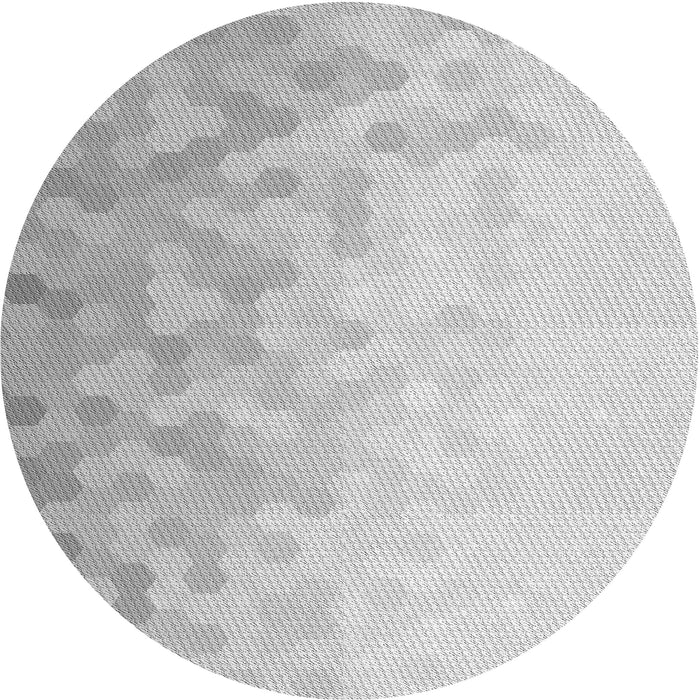 Square Patterned Dark Gray Rug, pat2074gry