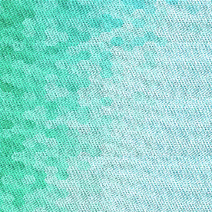 Round Patterned Diamond Blue Rug, pat2074lblu