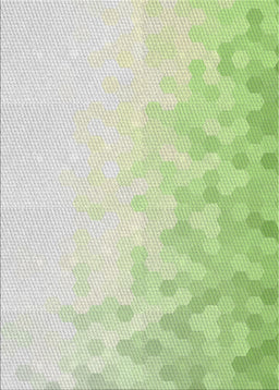 Patterned Green Novelty Rug, pat2074