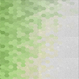 Square Patterned Green Novelty Rug, pat2074