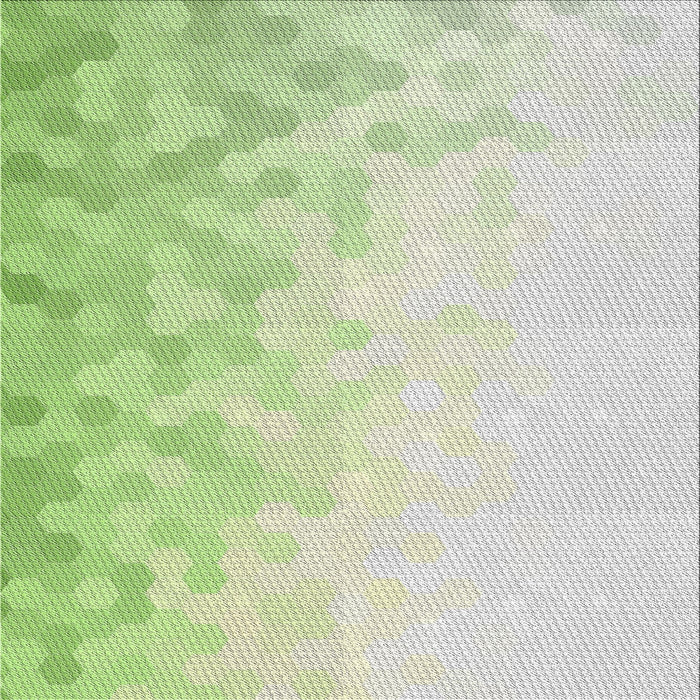 Square Patterned Green Novelty Rug, pat2074