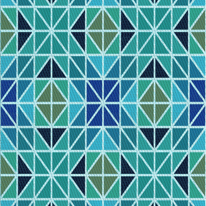 Patterned Dark Cyan Green Rug, pat2075lblu