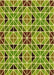 Patterned Green Rug, pat2075yw