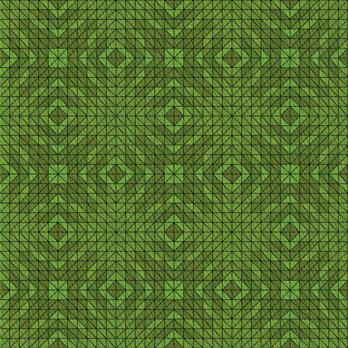 Round Patterned Dark Forest Green Rug, pat2076grn