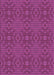 Patterned Burnt Pink Rug, pat2076pur