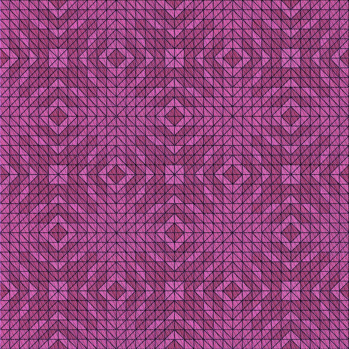 Round Patterned Burnt Pink Rug, pat2076pur